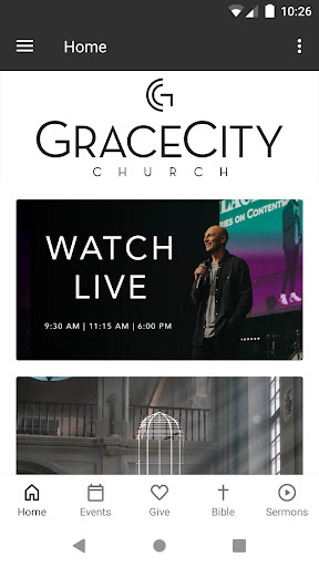 Android application Grace City Church Lakeland screenshort