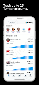 Screenshot 3 Statstory for Twitter - Analyt android