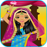 Dress Up Games Indian girl icon