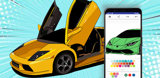Android application Supercar Coloring Book screenshort