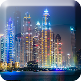 Dubai Night Live Wallpaper PRO icon