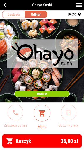 Android application Ohayo Sushi screenshort