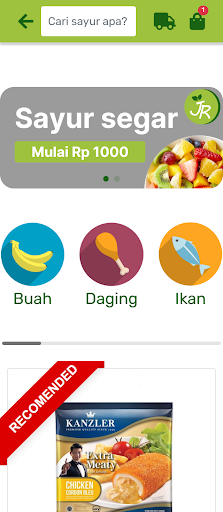 Android application Jalur Rempah: sayur dan bumbu screenshort