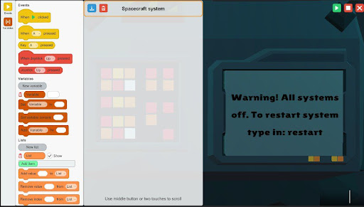 Azimut Coding Screen 3