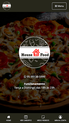 Android application House Food Delivery screenshort