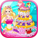Mermaid Cake - Girls Game icon