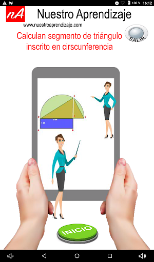 Android application Calcula segmento triángulo ins screenshort