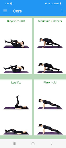 Fitness Cards Screen 3