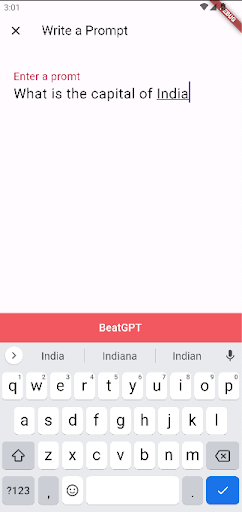 BeatGPT Screen 2