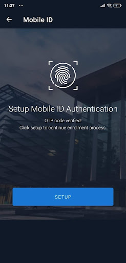 Android application BNM Mobile ID screenshort