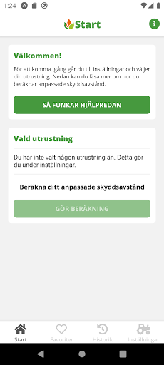 Android application Hjälpredan screenshort