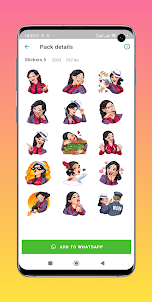 Girly M Stickers _ Wastickers