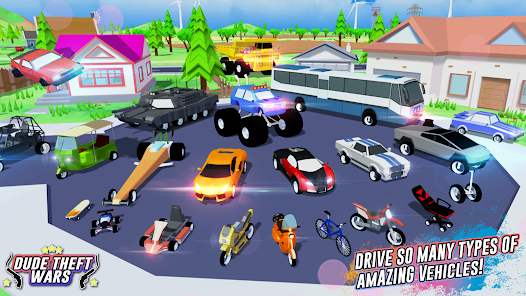 Dude Theft Wars Mod APK 0.9.0.7f (Unlimited money, Mod Menu) Gallery 2