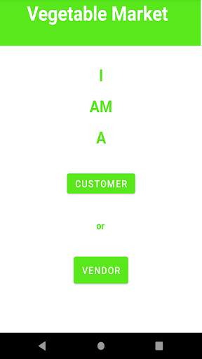 Vegetable Market Screen 3