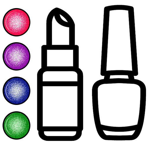 Beauty Coloring Book Glitter Header - AppWisp.com