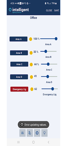 Android application ILC-Mobile LightSync Link screenshort