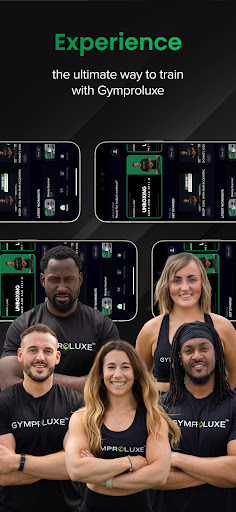 Android application Gymproluxe screenshort