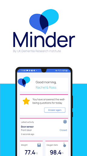 Android application Minder Dementia Care screenshort