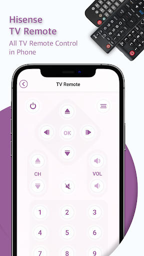 Android application Remote for Hisense TV screenshort
