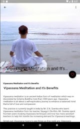 Vipassana Meditation, Techniques