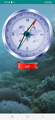 Android application Pro Compass screenshort