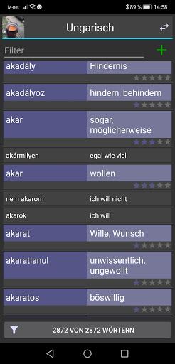 Tokabeln Screen 3