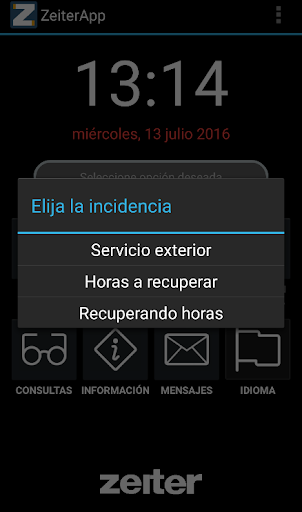 ZeiterApp3 Screen 3