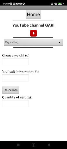Android application Cheese homemade screenshort