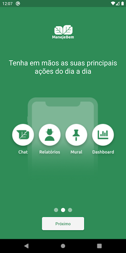 Android application ManejeBemChat screenshort