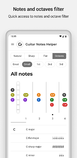 Guitar Notes Helper Screen 3