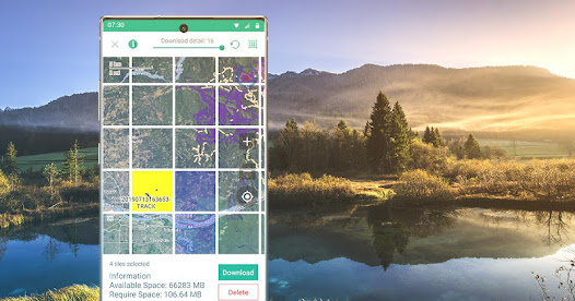 Captura de Pantalla 6 BackCountry Navigator XE: Topo android