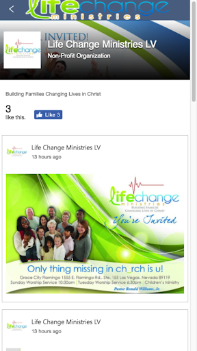 Android application Life Change Ministries - LV screenshort