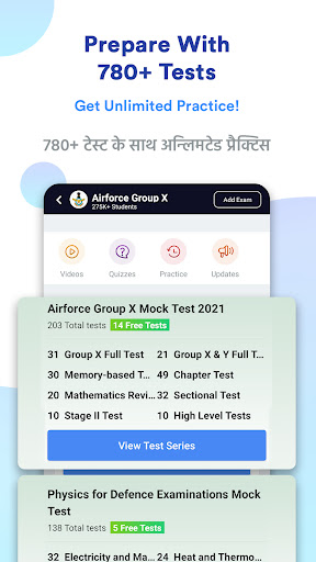 Airforce Group X Exam Prep App Screen 2