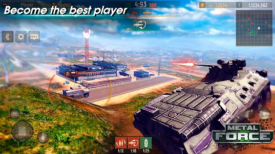 Metal Force: Guerre de Tank 3D