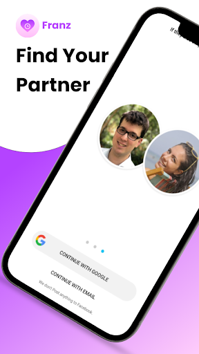 Android application Franzo- Hyderabad Dating. Chat screenshort