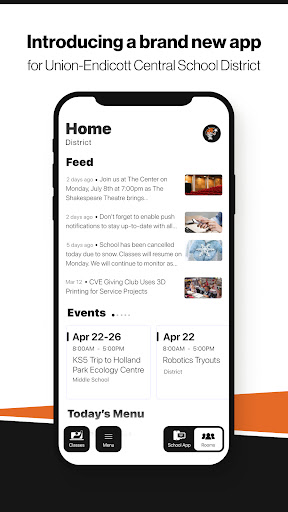 Android application Union-Endicott CSD screenshort