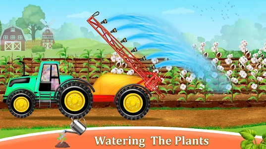 Ernte Land Farm Traktor Spiel