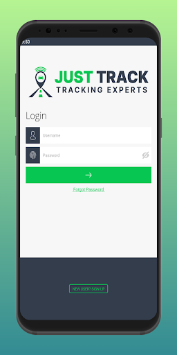 Android application Just Track screenshort
