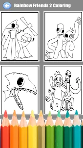 Rainbow Friends 2 Coloring HD
