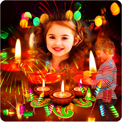 Diwali photo editor logo