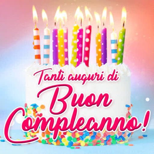 auguri di buon compleanno logo