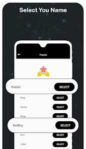 Screenshot 5 Generador de apodos con estilo android