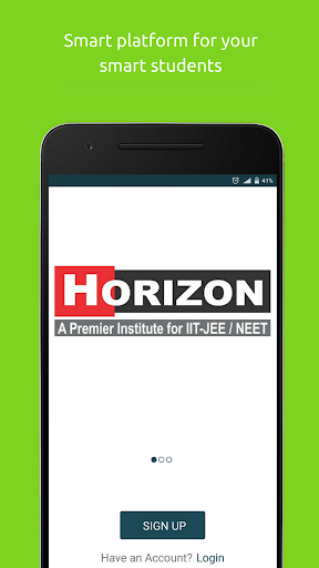 Android application Horizon Classes screenshort