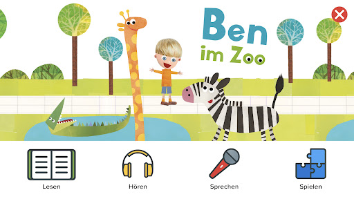 Android application Ben im Zoo AR screenshort