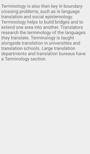 Definition of terminology