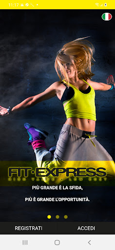 Android application Fit Express screenshort