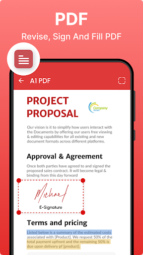 Docx Reader - Word, PDF, XLSX Screen 3