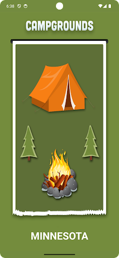 Android application Minnesota Campgrounds screenshort