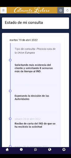 Almonte Leclerc migration app