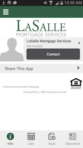 Android application LaSalle Mortgage Services screenshort